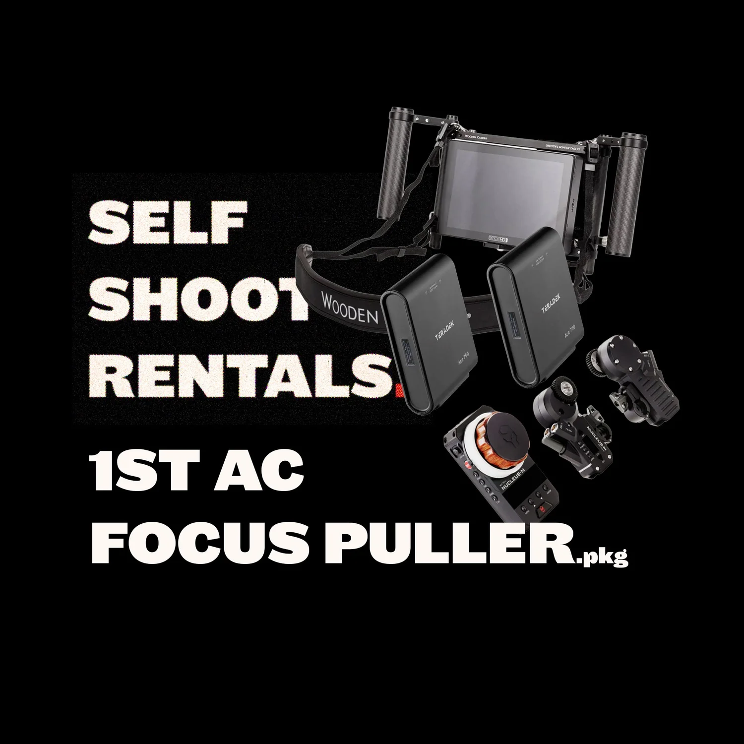 1st AC/Focus Puller Package [Monitor, Follow Focus, Teradek Complete Set Up]