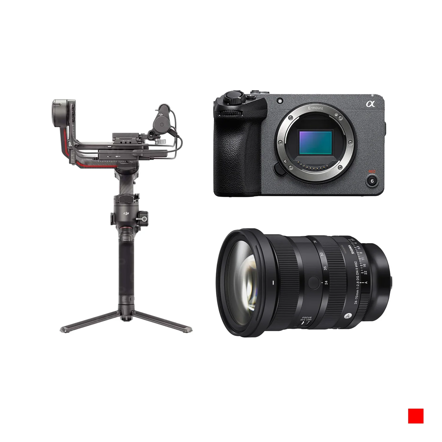 FX30 Gimbal Package [RS3 Pro and Sigma 24-70mm f2.8]